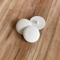 Bouton à tige blanc 30 mm