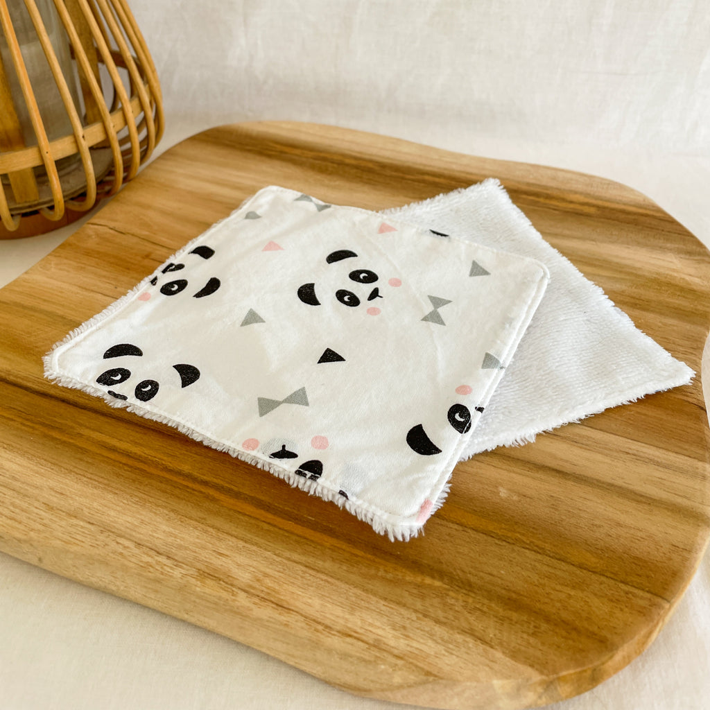 Pack 4 Lingettes visage + pochette