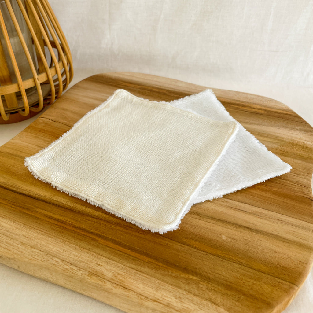 Pack 4 Lingettes visage + pochette