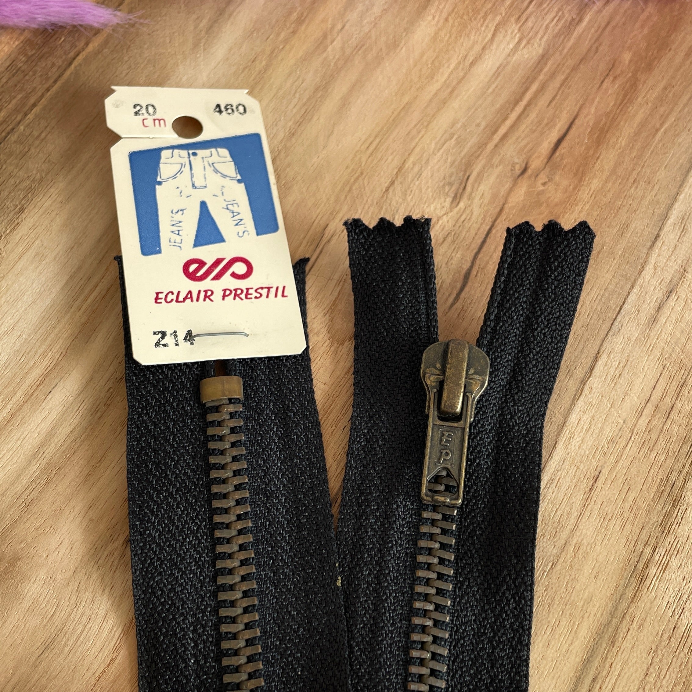 Z14 PRESTIL - Fermeture éclair métal pantalon