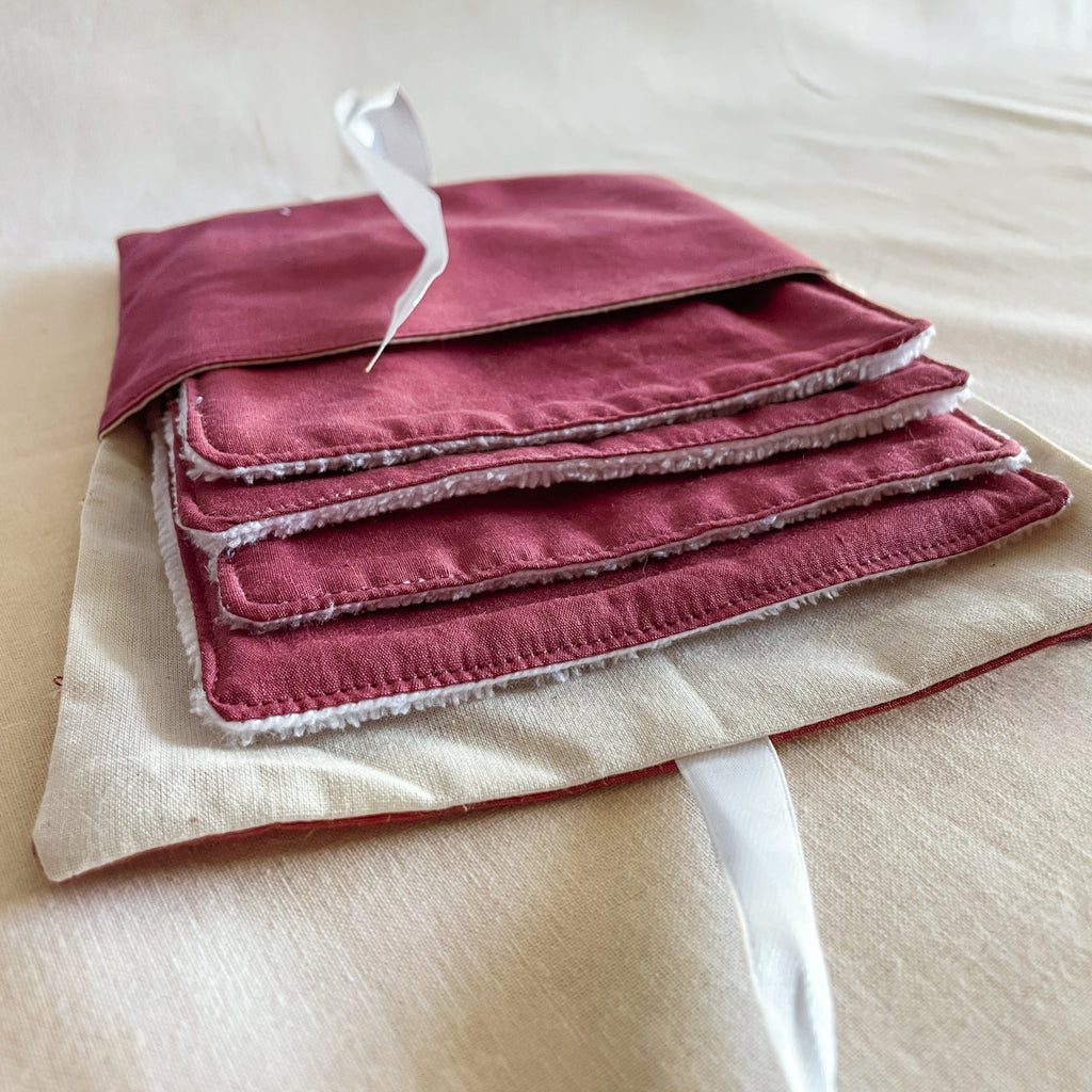 Pochette pour lingette visage