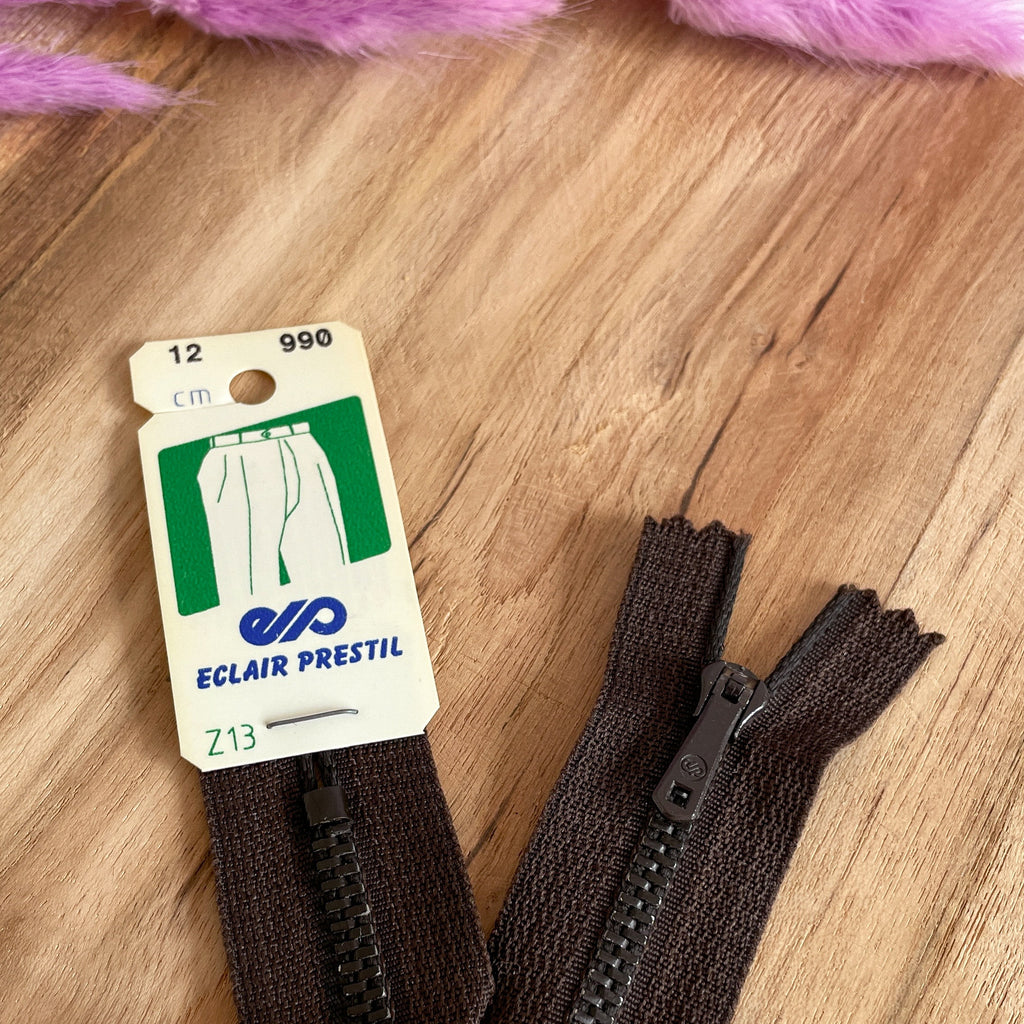 12 cm Zipper - Metal Plated Trousers - Z13 PRESTIL