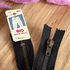 Fermeture éclair 15 cm - métal pantalon - Z14 PRESTIL