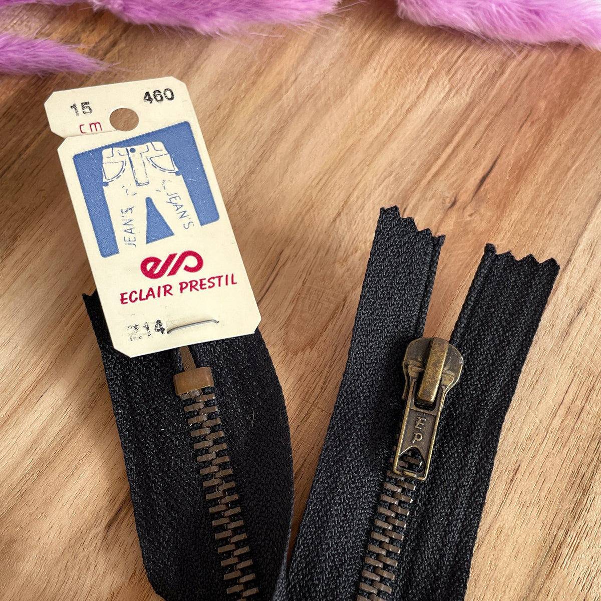 Fermeture éclair 15 cm - métal pantalon - Z14 PRESTIL