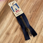 Fermeture éclair 6 cm - métal pantalon - Z14 PRESTIL