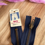 Fermeture éclair 15 cm - métal pantalon - Z14 PRESTIL