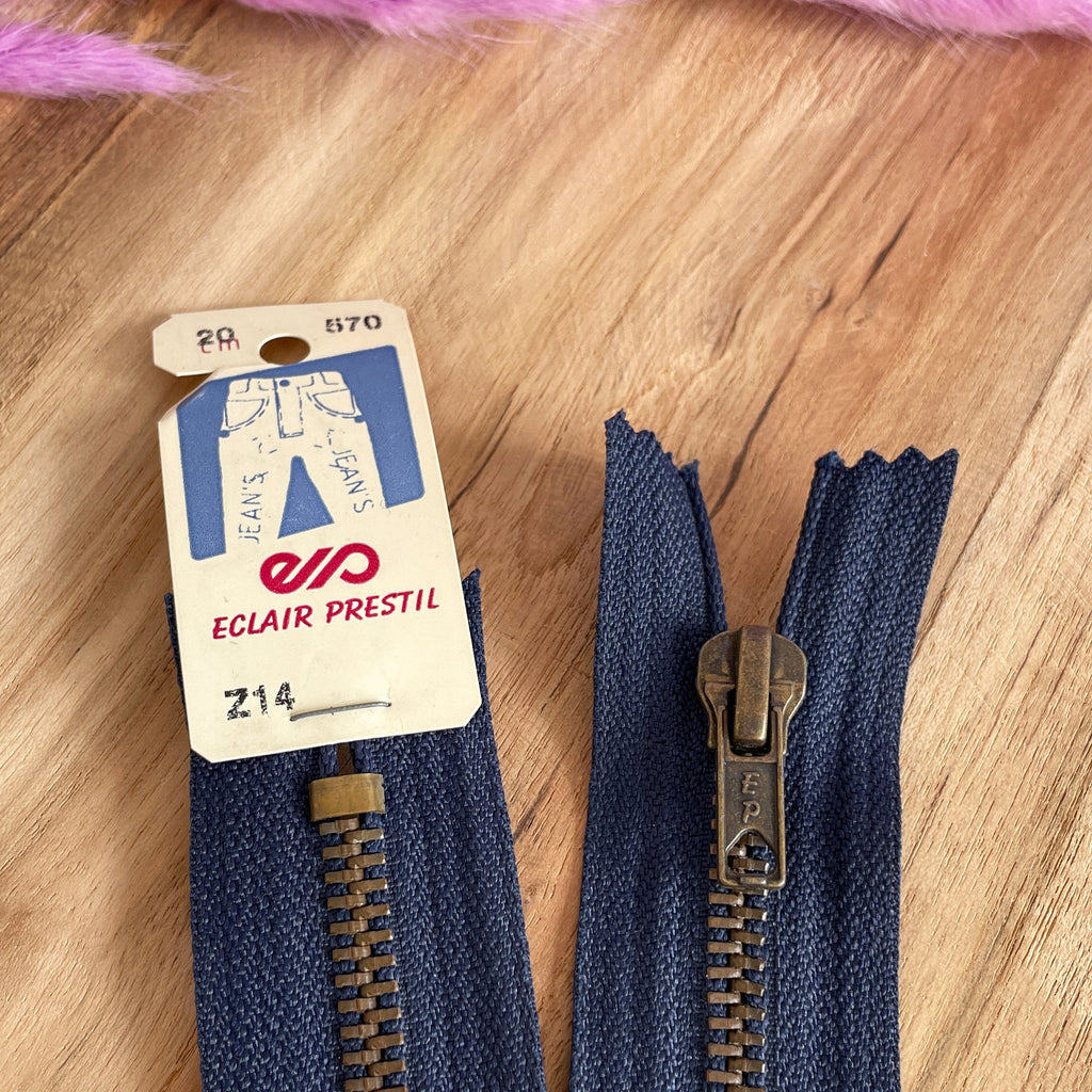 Fermeture éclair 15 cm - métal pantalon - Z14 PRESTIL