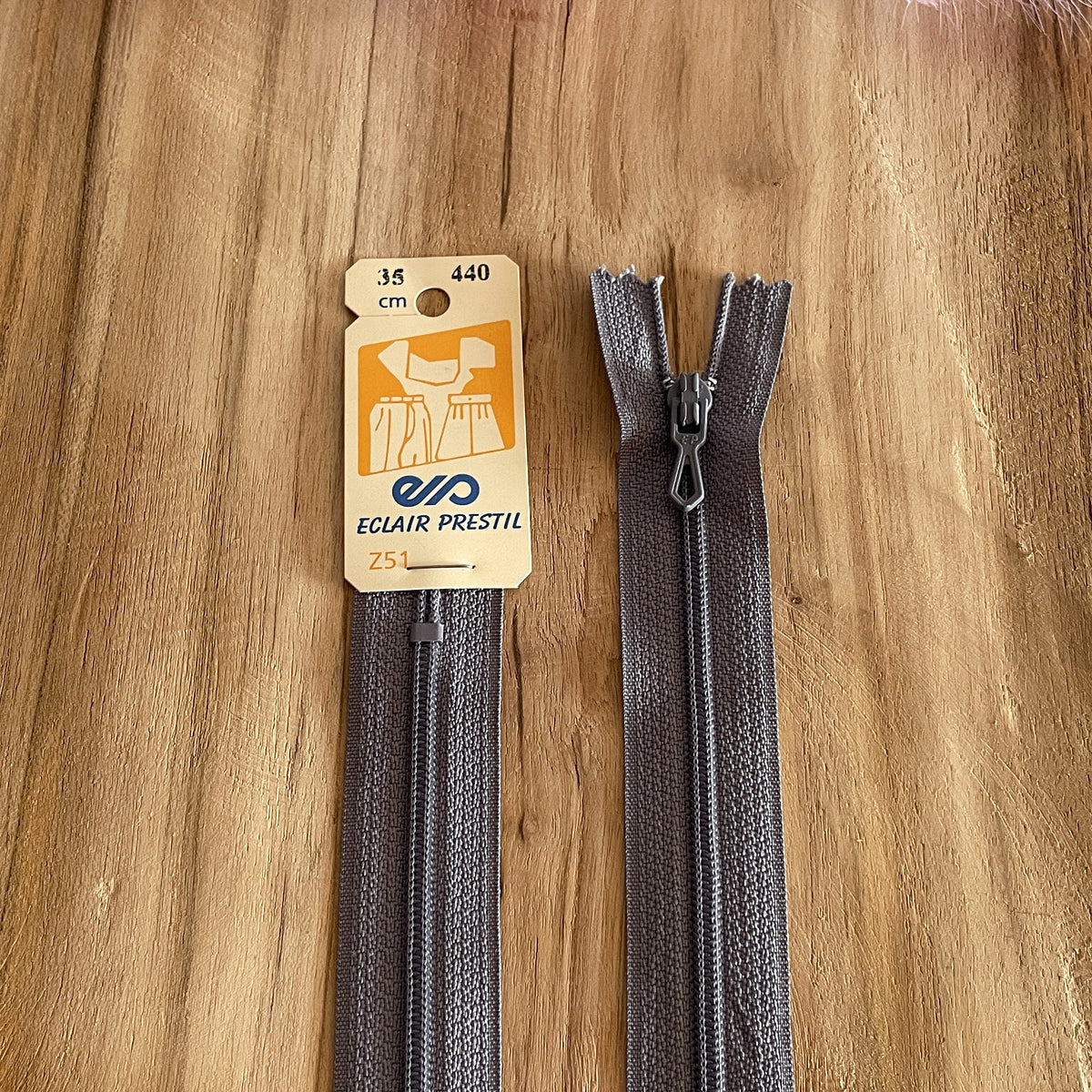 Fermeture éclair 35 cm - pointe pantalon/jupe - Z51 PRESTIL