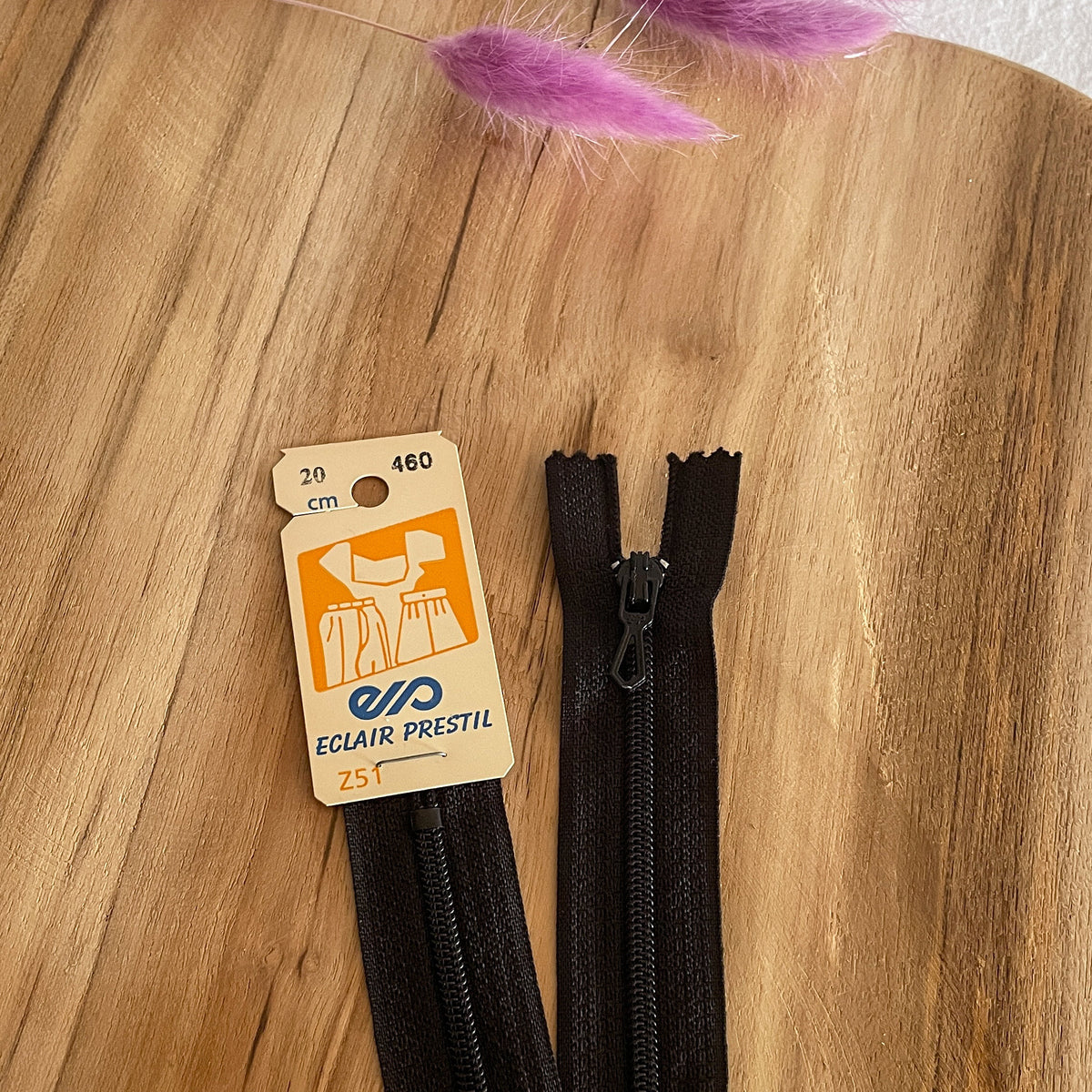 Fermeture éclair 20 cm - pointe pantalon/jupe - Z51 PRESTIL