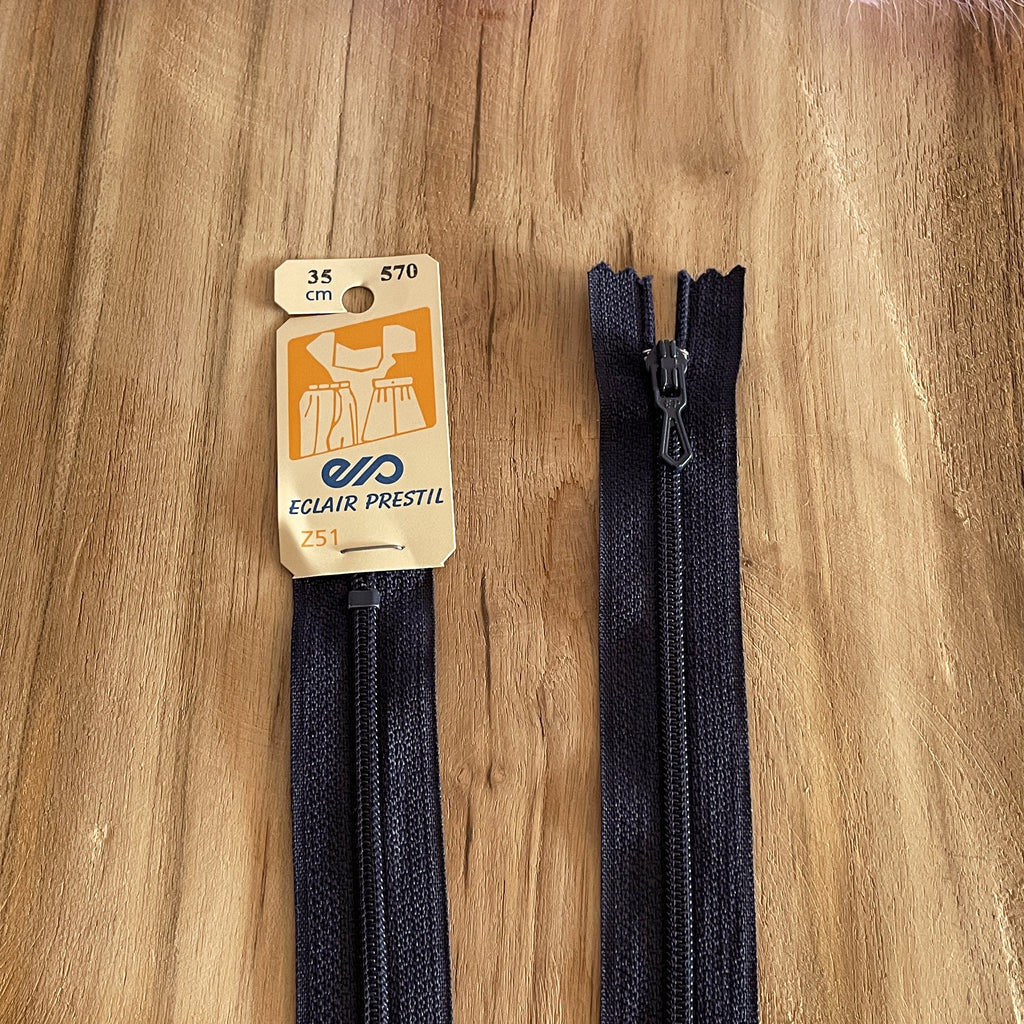 Fermeture éclair 35 cm - pointe pantalon/jupe - Z51 PRESTIL