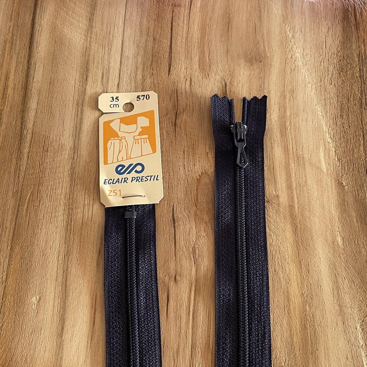 Fermeture éclair 35 cm - pointe pantalon/jupe - Z51 PRESTIL
