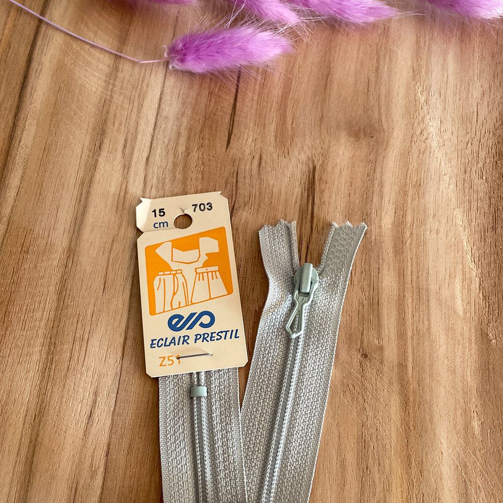 Zipper 15 cm - trouser/skirt tip - Z51 PRESTIL