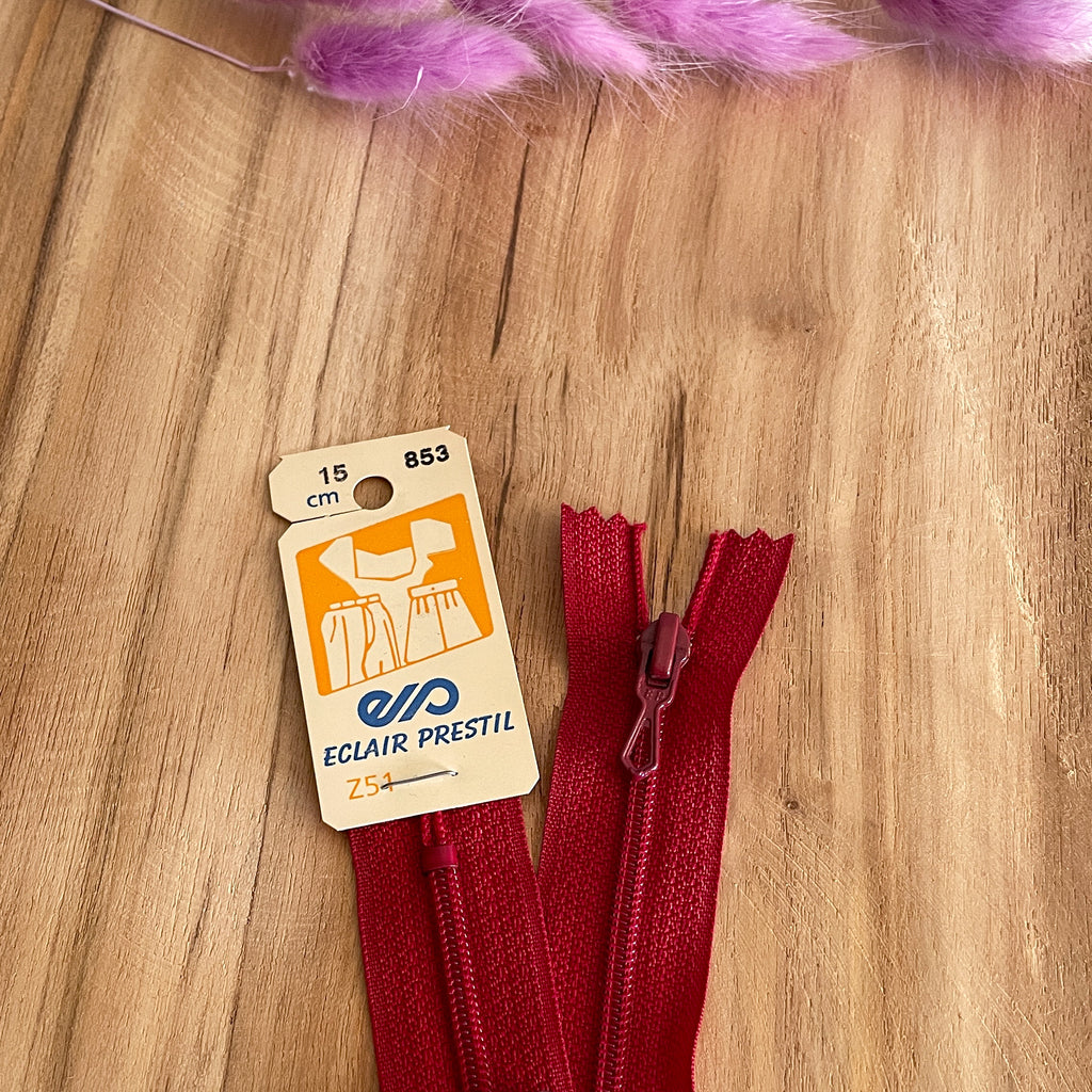 Zipper 15 cm - trouser/skirt tip - Z51 PRESTIL
