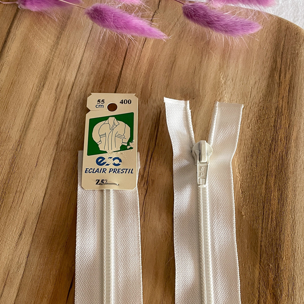 Fermeture éclair 55 cm - manteau dent serré - Z52 PRESTIL