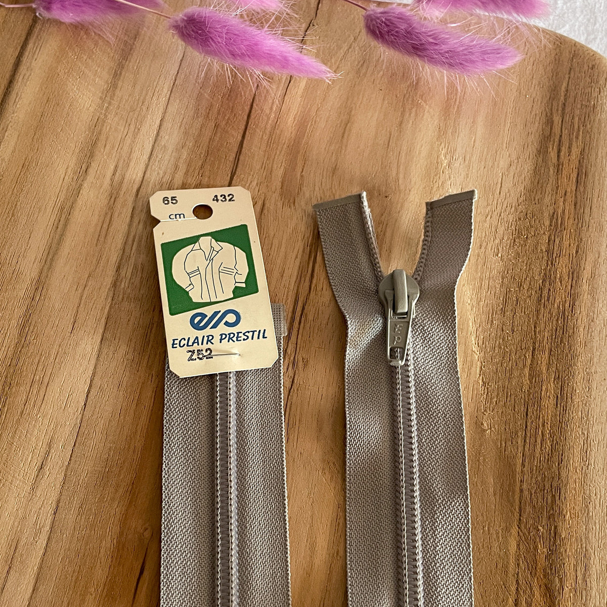 Fermeture éclair 65 cm - manteau dent serré - Z52 PRESTIL