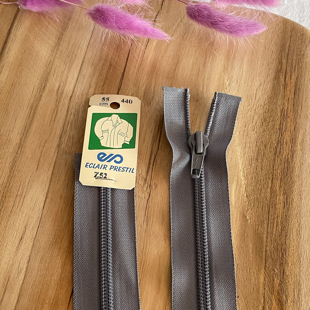 Fermeture éclair 55 cm - manteau dent serré - Z52 PRESTIL