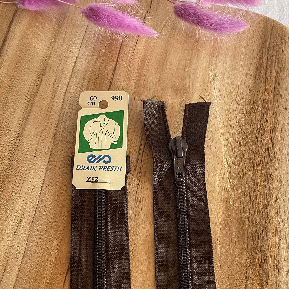 Fermeture éclair 60 cm - manteau dent serré - Z52 PRESTIL