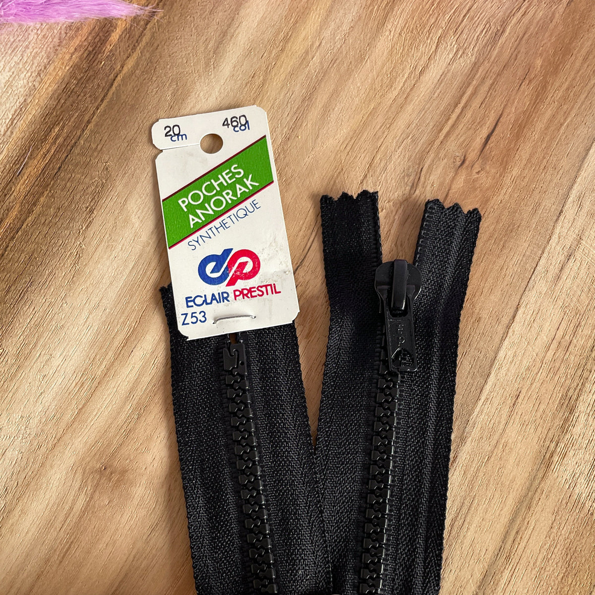 Fermeture éclair 20 cm - poches anorak - Z53 PRESTIL