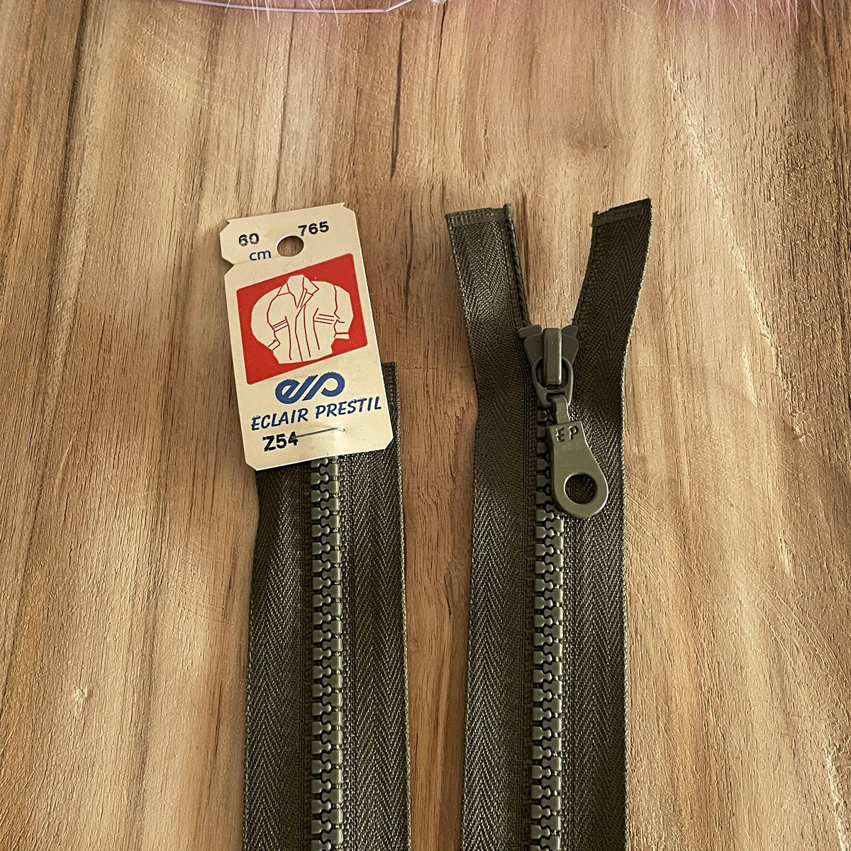 Fermeture éclair 60 cm - ronde manteau - Z54 PRESTIL