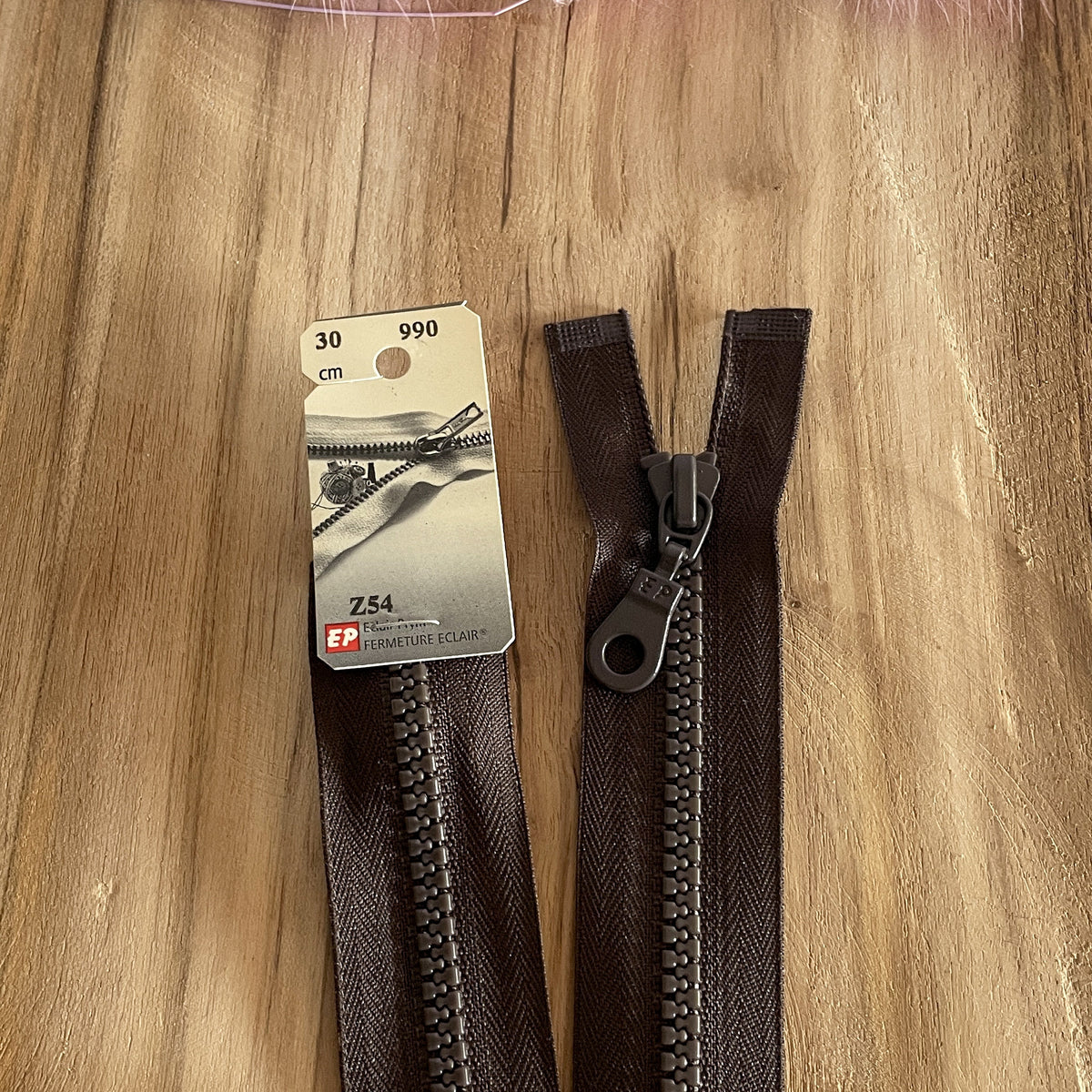 Fermeture éclair 30 cm - ronde manteau - Z54 PRESTIL