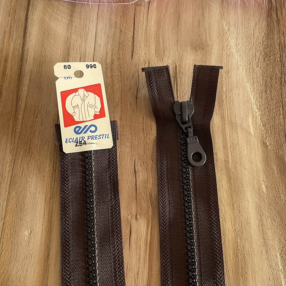 Fermeture éclair 60 cm - ronde manteau - Z54 PRESTIL